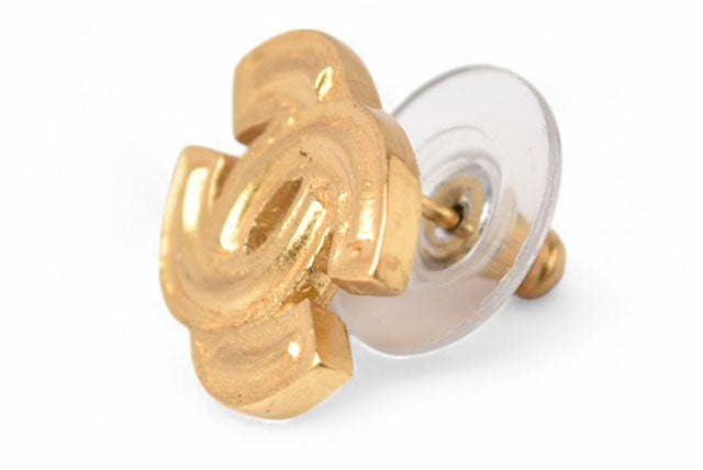 シャネル ピアス CHANEL アクセサリー CCマーク ゴールド 01P【中古】