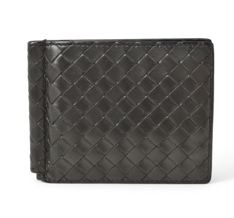 ボッテガヴェネタ 財布/マネークリップ BOTTEGA VENETA 折財布/札入れ カーフ 123180 ブラック