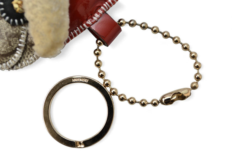 グッチ キーリング/キーホルダー GUCCI ストラップ/チャーム クリスマス限定 サンタ/グッチョリ GGプラス チワワ ドッグモチーフ【中古】