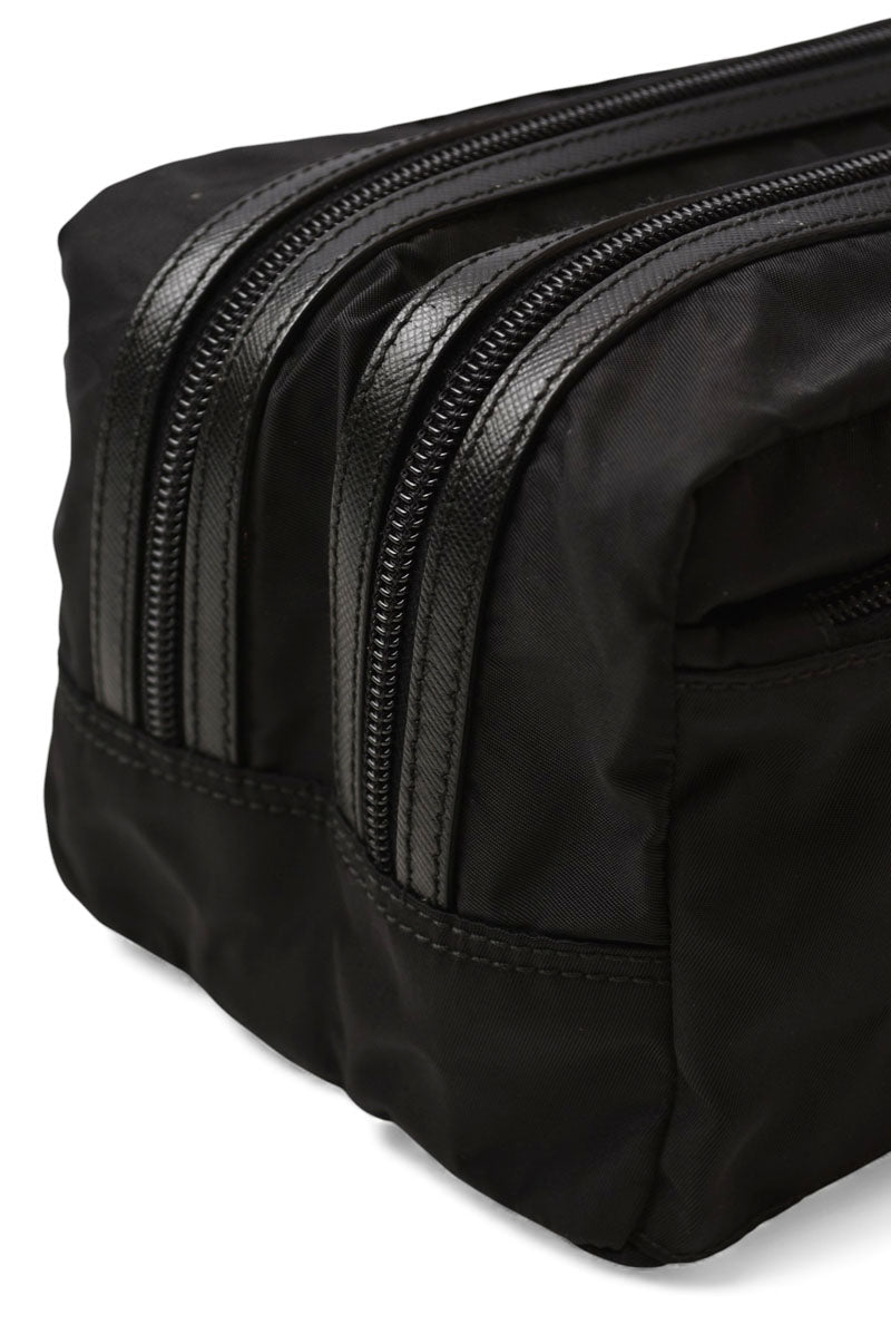 プラダ ポーチ/トラベルポーチ 2NA030 PRADA 小物入れ NERO/ブラック メンズ/レディース【中古】