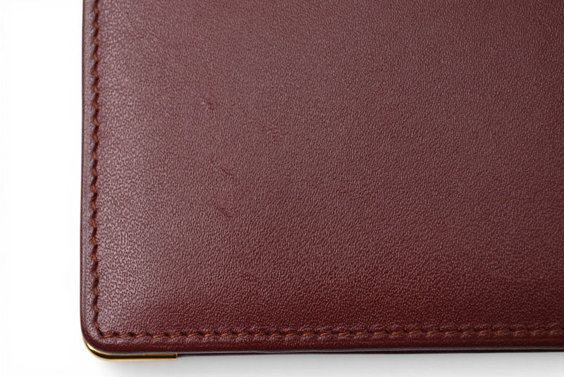 カルティエ 折財布/二つ折り財布 ヴィンテージ Cartier メンズ マスト ドゥ カルティエ ボルドー 73184192【中古】
