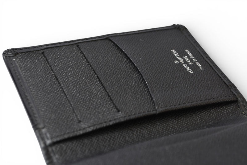 ルイヴィトン カードケース/名刺入れ LOUIS VUITTON オーガナイザー・ドゥ ポッシュ M63582 エピ ブラック【中古】