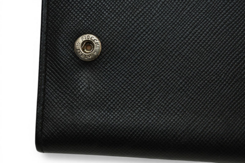 プラダ 財布 PRADA 長財布 M608 SAFFIANO/レザー NERO/ブラック ヴィンテージ【中古】
