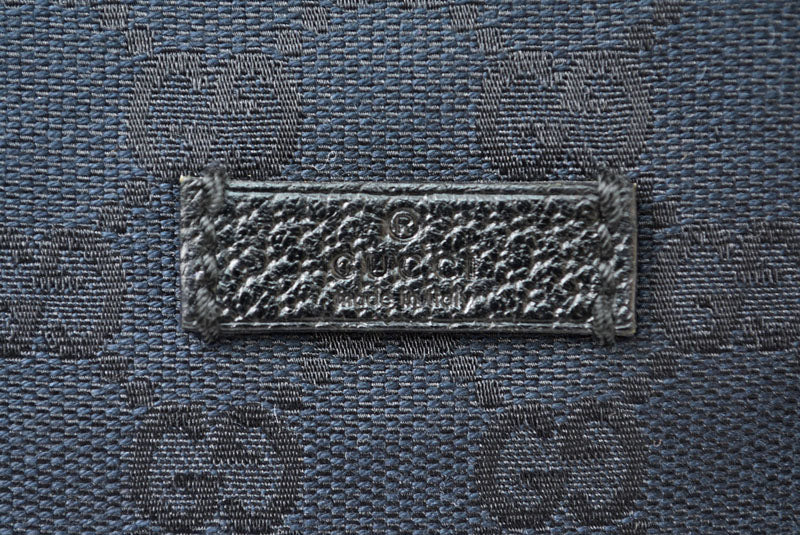 グッチ ハンドバッグ GUCCI バッグ GGブラック シェリーライン 131228【中古】
