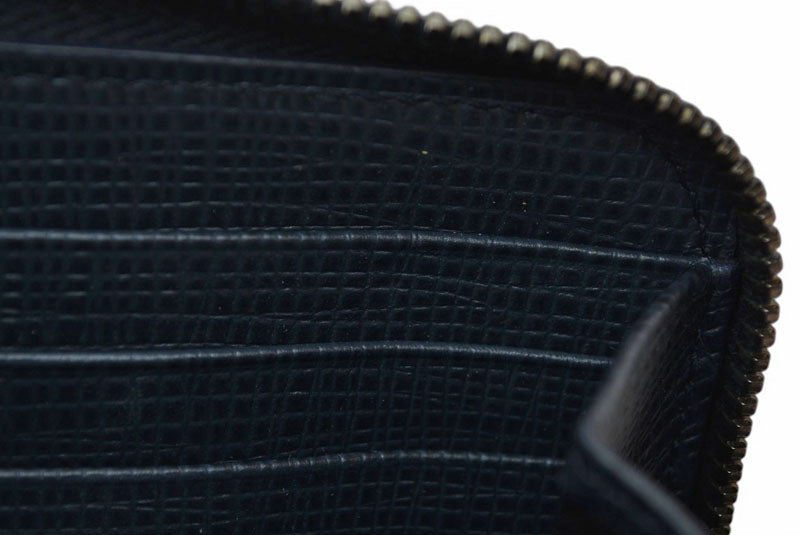 トッズ 財布 TOD'S 長財布 ラウンドファスナー式 メタルロゴ ネイビー XAMLCTA0400NPHU820【中古】