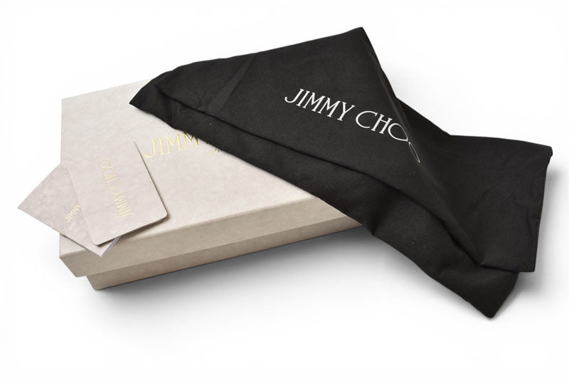 ジミーチュウ チェーンウォレット/クラッチバッグ/ショルダーバッグ JIMMY CHOO レオパードプリント/ハラコ【中古】