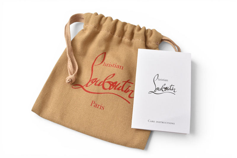 クリスチャンルブタン カードケース/名刺入れ Christian louboutin M KIOS 3225316 ブラック リジー ハッピールイ ロゴ【中古】