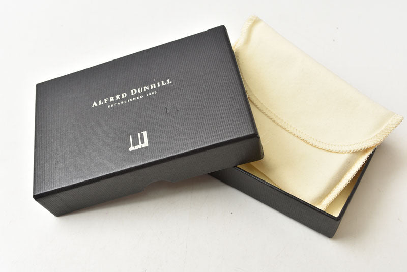 ダンヒル カードケース/名刺入れ dunhill メンズ ブラック レザー ロゴ 【中古】