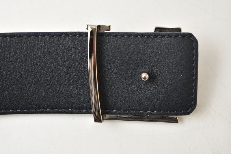 ルイヴィトン ベルト LOUIS VUITTON リバーシブルベルト サンチュール LVイニシアル 90/36 M0162 モノグラム・ロゴス ホワイト【中古】