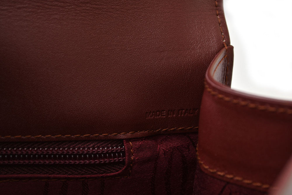カルティエ クラッチバッグ Cartier マスト ドゥ カルティエ ヴィンテージ バッグ レザー ボルドー【中古】