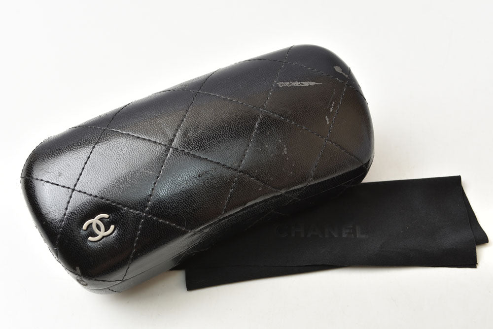 シャネル サングラス/アイウェア CHANEL 5176-A ココマーク バイカラー ブラック/ベージュ レディース【中古】