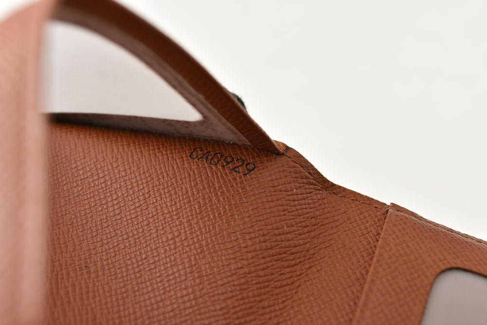ルイヴィトン パスケース/カードケース LOUIS VUITTON モノグラム ポルト2カルト ヴェルティカル 定期入れ M60533【中古】