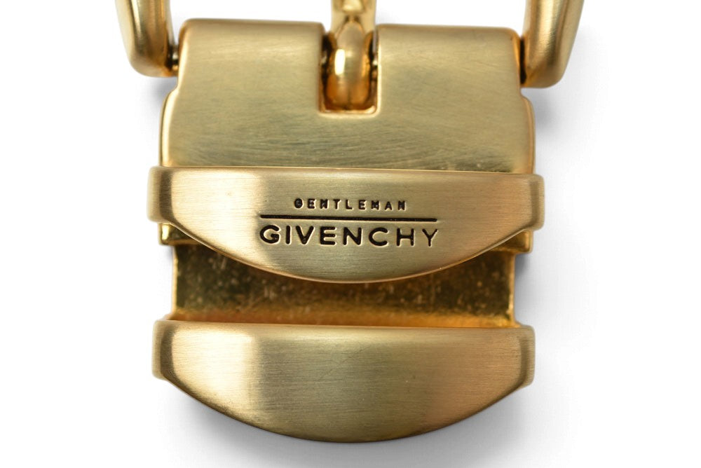 ジバンシー ベルトバックル GIVENCHY バックル ベルト用 ゴールド ロゴ メンズ レディース 男女兼用【中古】