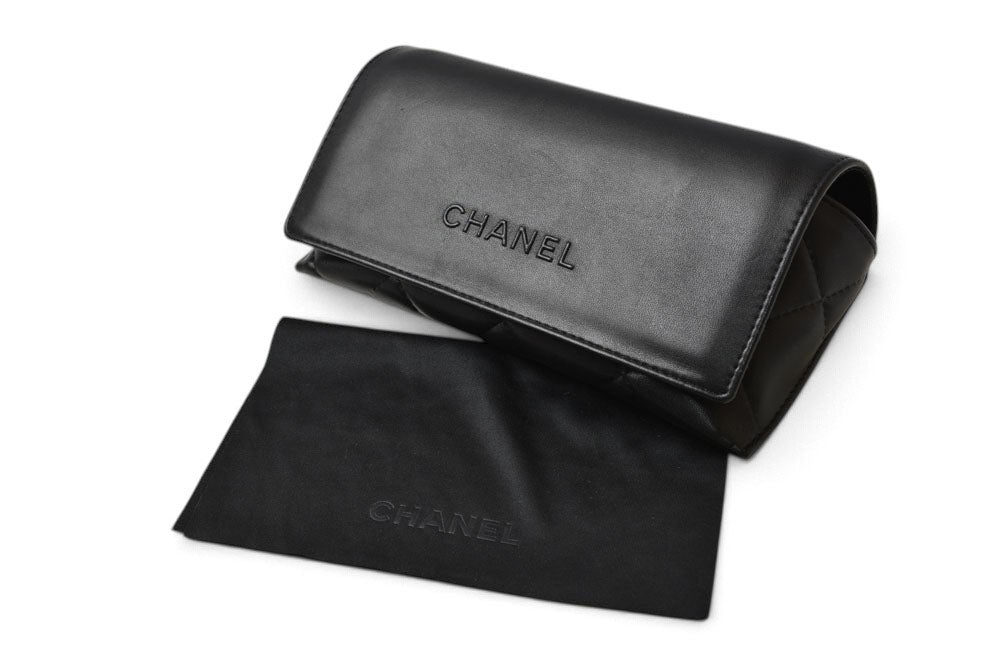 シャネル サングラス/アイウェア CHANEL ココマーク チェーンモチーフ/ブラック 6052 ブラック レディース【中古】
