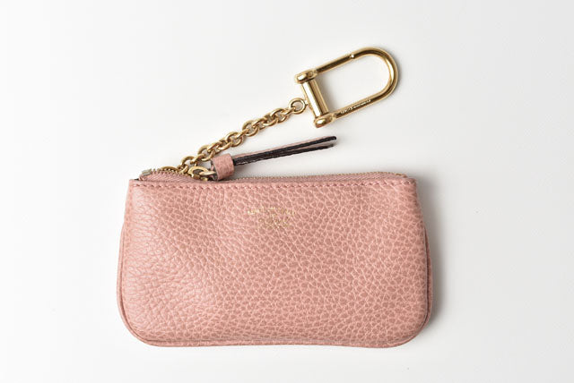グッチ キーケース/コインケース/キーリング付小物入れ GUCCI スウィング レザー ライトピンク 368879