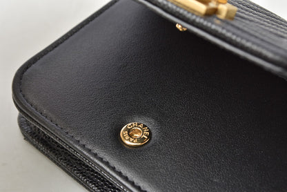 シャネル ベルトバッグ/コインケース/チェーンポーチ CHANEL ボーイシャネル ブラック/ゴールド金具 AP2709 B07913 94305