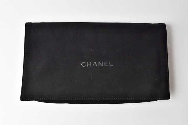 シャネル チェーンウォレット/ショルダーバッグ/長財布/クラッチ CHANEL ラムスキン ピンク シルバー金具