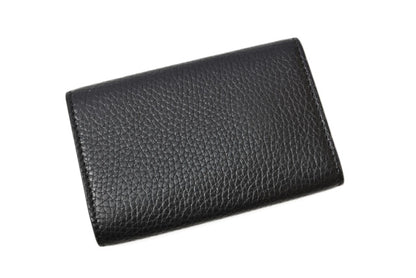 グッチ キーケース/キーホルダー GUCCI 6連 レザー GGロゴ ブラック/シルバー 473924