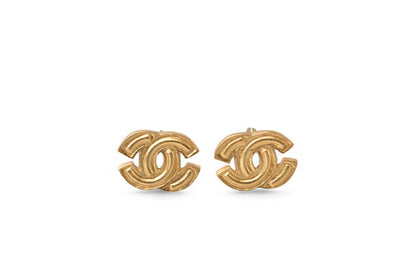 シャネル ピアス CHANEL アクセサリー CCマーク ゴールド 01P【中古】