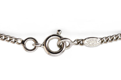 シャネル ネックレス/ペンダント CHANEL ココマーク/CC ラインストーン シルバー/ホワイト【中古】