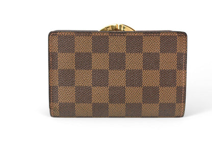 ルイヴィトン 財布 LOUIS VUITTON がま口財布 旧モデル/ポルトフォイユヴィエノワ N61674 ダミエ