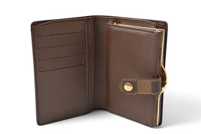 ルイヴィトン 財布 LOUIS VUITTON がま口財布 旧モデル/ポルトフォイユヴィエノワ N61674 ダミエ