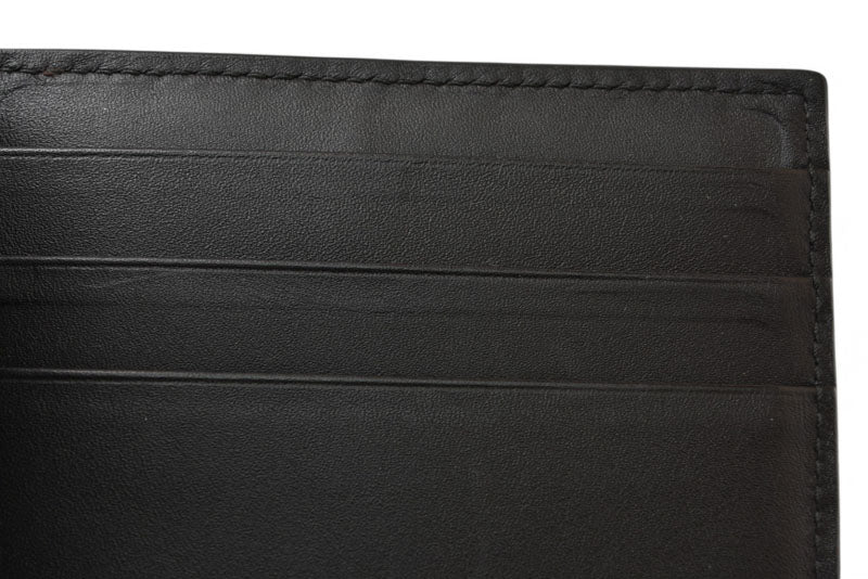 ボッテガヴェネタ 財布/マネークリップ BOTTEGA VENETA 折財布/札入れ カーフ 123180 ブラック【中古】