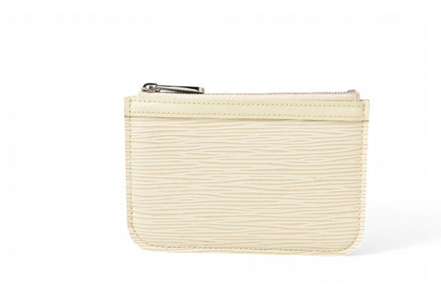 ルイヴィトン 小銭入れ/キーケース/コインケース LOUIS VUITTON ミニ財布/ポシェット・クレ NM M66602 エピ イヴォワール レザー M6660J 未使用【中古】