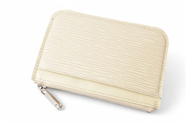 ルイヴィトン 小銭入れ/キーケース/コインケース LOUIS VUITTON ミニ財布/ポシェット・クレ NM M66602 エピ イヴォワール レザー M6660J 未使用【中古】