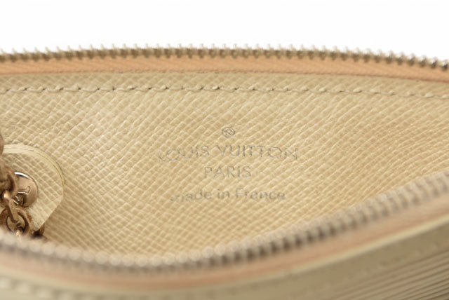 ルイヴィトン 小銭入れ/キーケース/コインケース LOUIS VUITTON ミニ財布/ポシェット・クレ NM M66602 エピ イヴォワール レザー M6660J 未使用【中古】