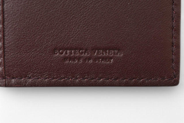 ボッテガヴェネタ 財布/札入れ メンズ BOTTEGA VENETA 長財布 イントレチャート ボルドー