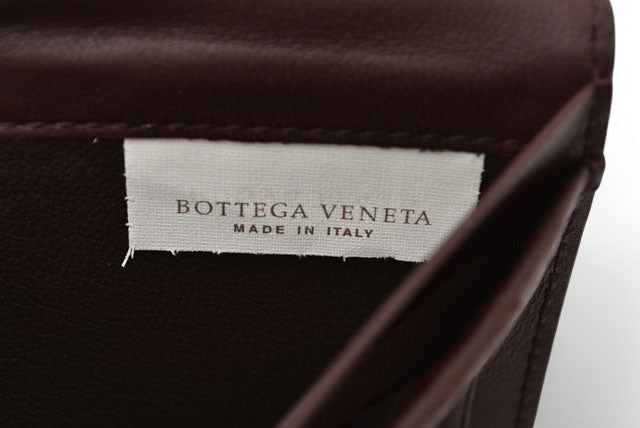 ボッテガヴェネタ 財布/札入れ メンズ BOTTEGA VENETA 長財布 イントレチャート ボルドー