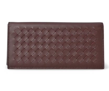 ボッテガヴェネタ 財布/札入れ メンズ BOTTEGA VENETA 長財布 イントレチャート ボルドー