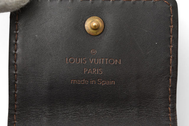 ルイヴィトン キーケース/キーポーチ/小物入れ キーレス収納 LOUIS VUITTON ヴィンテージ ミニポーチ/ユタ M92539 カフェ【中古】