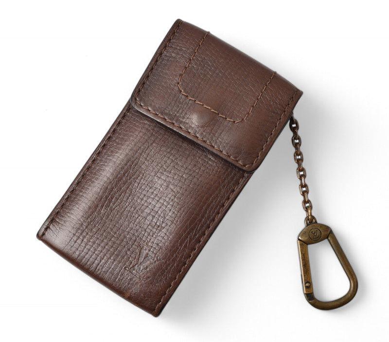 ルイヴィトン キーケース/キーポーチ/小物入れ キーレス収納 LOUIS VUITTON ヴィンテージ ミニポーチ/ユタ M92539 カフェ【中古】