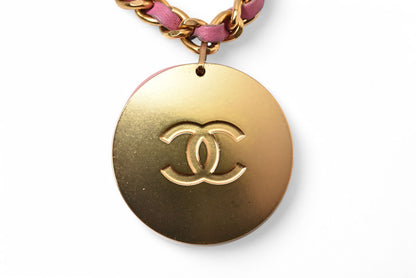 シャネル バングル/チェーンブレスレット CHANEL CC/ココマーク ピンクマルチ/ゴールド 01【中古】