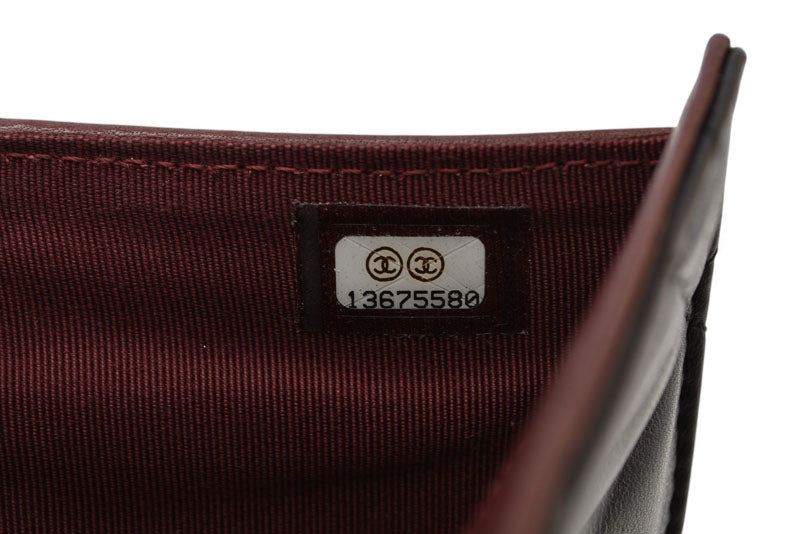 シャネル 財布 三つ折り CHANEL 財布 A31506 タイムレスクラシック マトラッセ/キャビアスキン ブラック【中古】