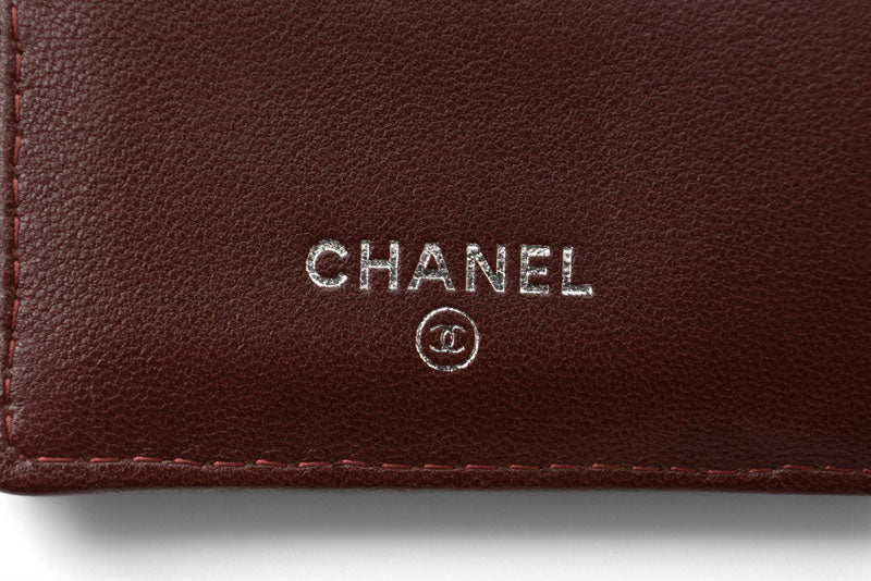 シャネル 財布 三つ折り CHANEL 財布 A31506 タイムレスクラシック マトラッセ/キャビアスキン ブラック【中古】