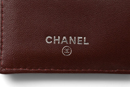 シャネル 財布 三つ折り CHANEL 財布 A31506 タイムレスクラシック マトラッセ/キャビアスキン ブラック【中古】