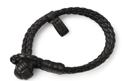 ボッテガヴェネタ ブレスレット/バングル BOTTEGA VENETA イントレチャート ダブル ブラック Sサイズ 612982 VO0BG 8803