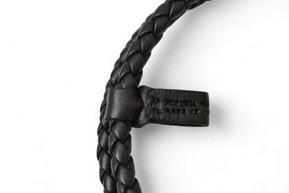 ボッテガヴェネタ ブレスレット/バングル BOTTEGA VENETA イントレチャート ダブル ブラック Sサイズ 612982 VO0BG 8803