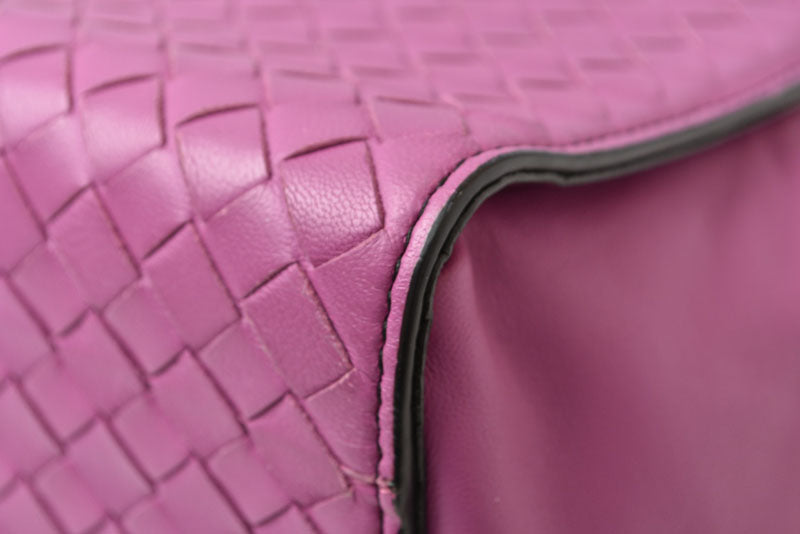 ボッテガヴェネタ ハンドバッグ/ショルダーバッグ 2way BOTTEGA VENETA バッグ 巾着 パープル【中古】