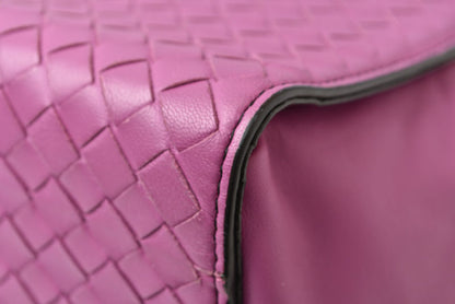 ボッテガヴェネタ ハンドバッグ/ショルダーバッグ 2way BOTTEGA VENETA バッグ 巾着 パープル【中古】