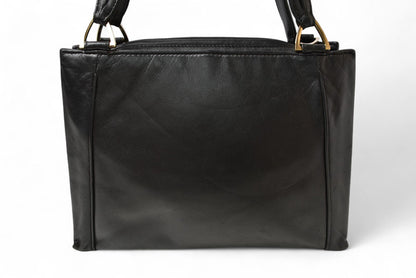 ロエベ ハンドバッグ/スモール LOEWE ヴィンテージ バッグ シープスキン ブラック【中古】