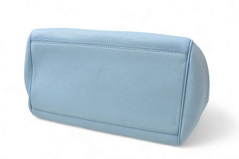 ボッテガヴェネタ ミニボストン/ショルダーバッグ 2way BOTTEGA VENETA バッグ イントレチャート スカイブルー【中古】