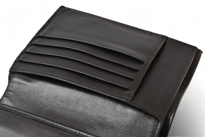 ボッテガヴェネタ 財布/二つ折り財布 BOTTEGA VENETA 折財布 イントレチャート ブラック 169731【中古】