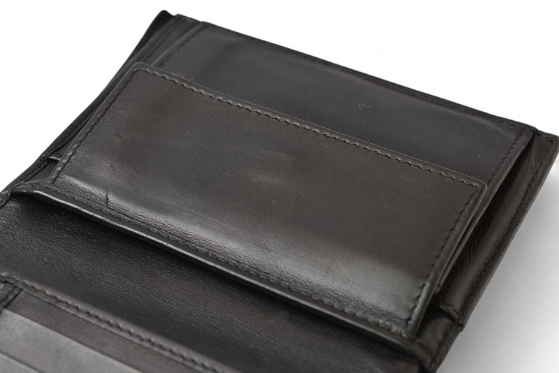 ボッテガヴェネタ 財布/二つ折り財布 BOTTEGA VENETA 折財布 イントレチャート ブラック 169731【中古】
