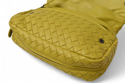 ボッテガヴェネタ ショルダーバッグ/クラッチバッグ 2way BOTTEGA VENETA ショルダーチェーン付 マスタード【中古】