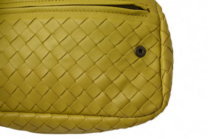 ボッテガヴェネタ ショルダーバッグ/クラッチバッグ 2way BOTTEGA VENETA ショルダーチェーン付 マスタード【中古】