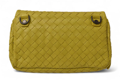 ボッテガヴェネタ ショルダーバッグ/クラッチバッグ 2way BOTTEGA VENETA ショルダーチェーン付 マスタード【中古】